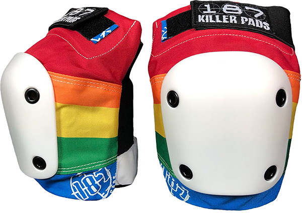 187 - Slim Knee Pads S-rainbow - Skateboard Pads