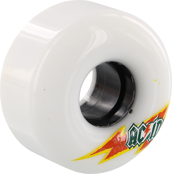 Acid - Funner Skateraid 56mm 86a White - Skateboard Wheels (Set of Four)