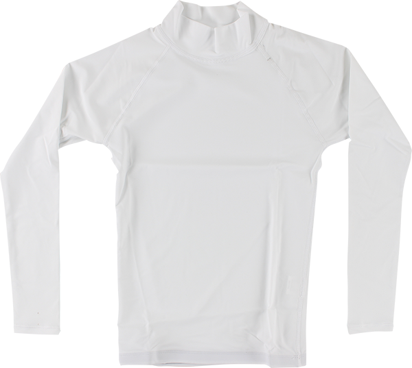 Block Surf - Surf Rash Guard / Long Sleeve S-white
