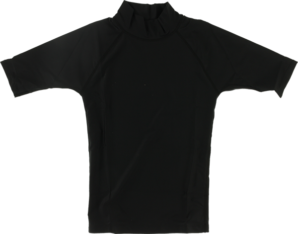 Block Surf - Surf Rash Guard / Short Sleeve S-black