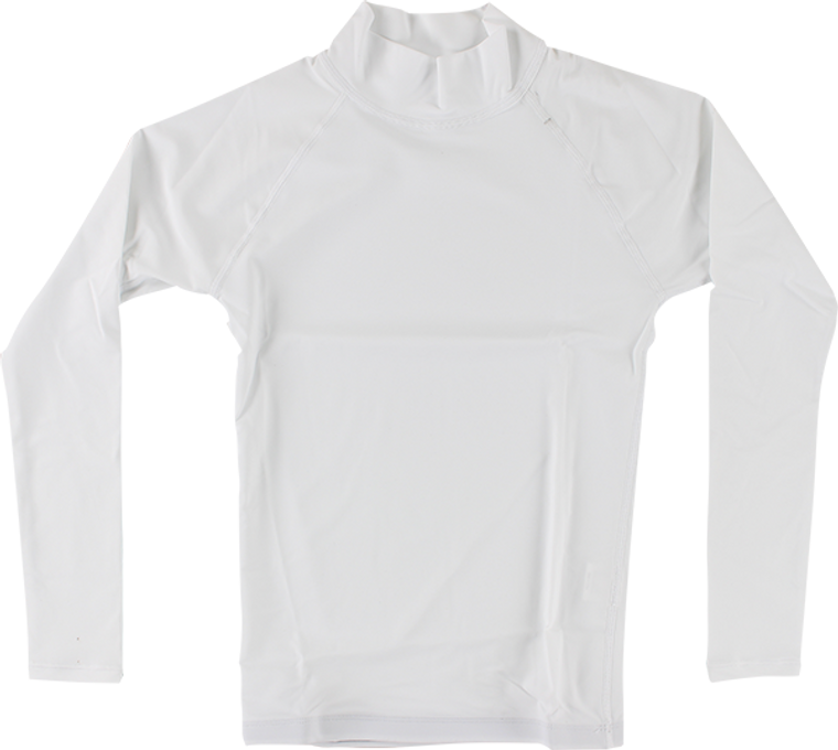Block Surf - Surf Rash Guard / Long Sleeve Xs-white