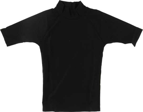 Block Surf - Surf Rash Guard / Short Sleeve Xs-black