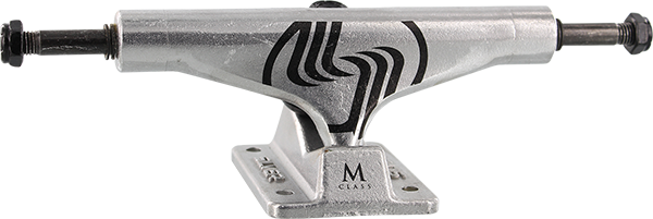 Silver - M-hollow 7.75 Raw/raw W/blk - Skateboard Trucks (Pair)