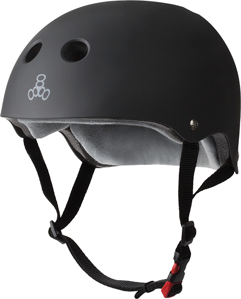 Triple Eight - Certified Sweatsaver Xl/xxl-black Rubber - Skateboard Helmet
