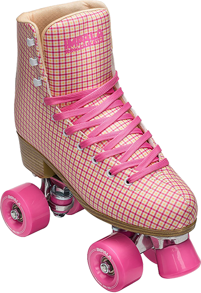 Impala Rollerskates - Sidewalk Skates Pink/tartan-size 6