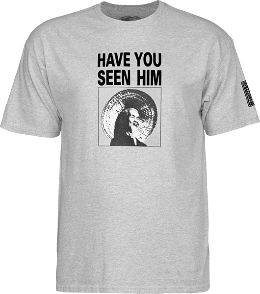Powell Peralta - Have You Seen Him Ss L-athletic Heather - Short Sleeve Tee