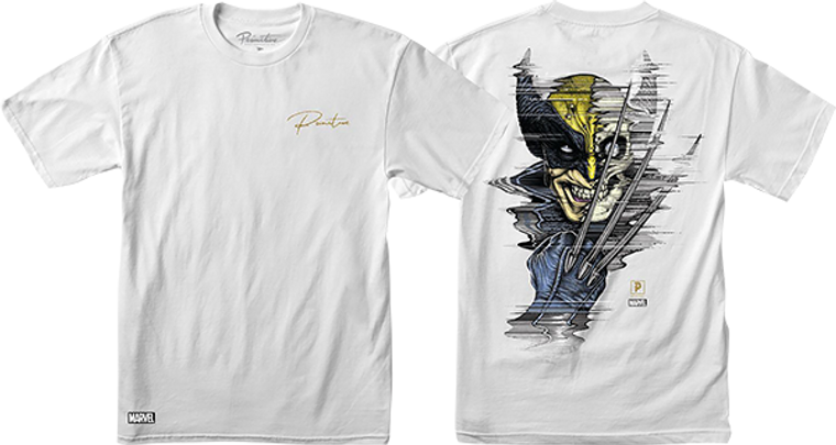 Primitive - Wolverine Ss S-white - Short Sleeve Tee