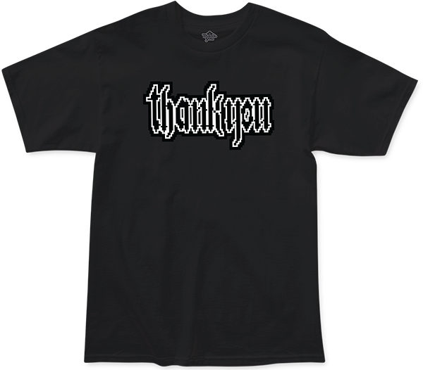 Thank You Skateboards - You Gothic Sprite Ss Xl-black - Short Sleeve Tee