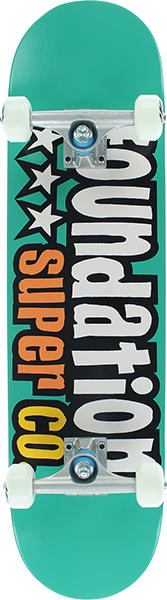 Foundation - 3 Star Complete-7.88 Teal - Complete Skateboard