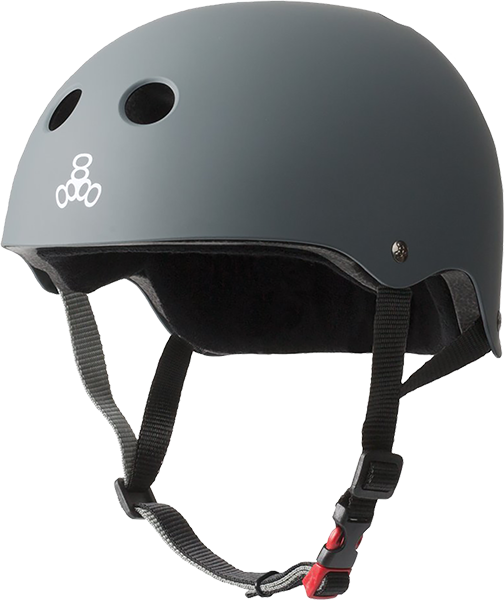 Triple 8 - Certified Sweatsaver L/xl-carbon Rubber - Skateboard Helmet