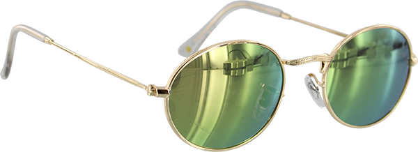 Glassy Sunhaters - Campbell Gold/pink Mirror Polarized
