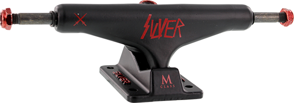 Silver - M-hollow 7.75 Slay Blk/blk/red - Skateboard Trucks (Pair)