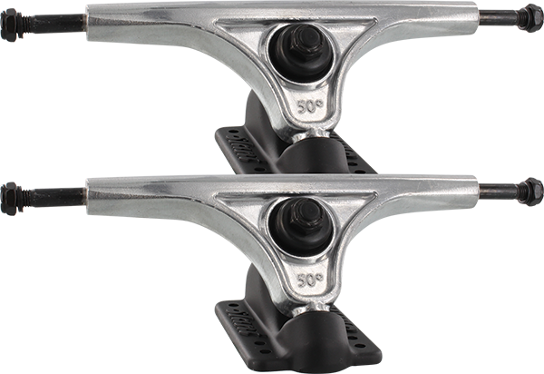 Slant - Inverted Truck 180mm Raw/blk - Skateboard Trucks (Pair)