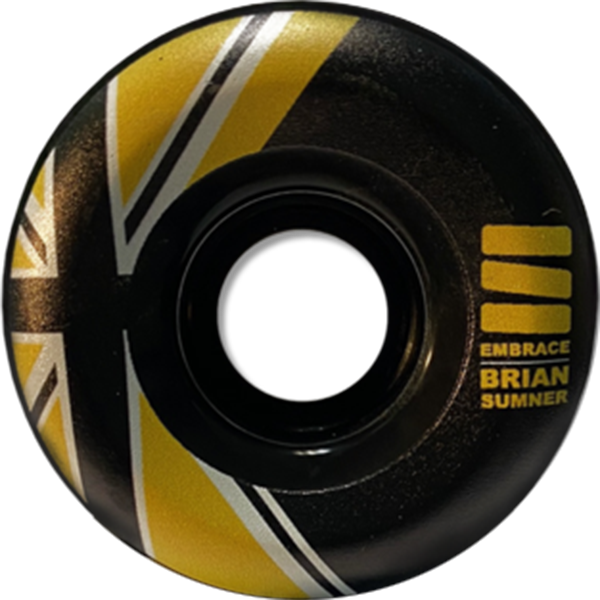 Embrace - Sumner Union Cross 54mm 100a Black/gold - Skateboard Wheels (Set of Four)