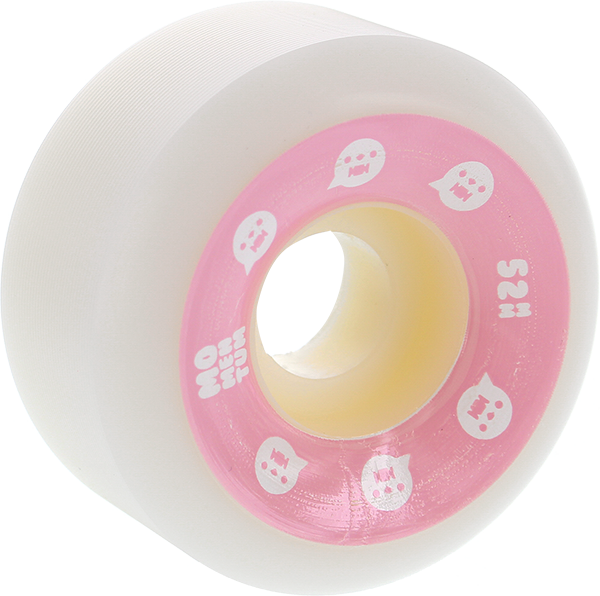 Momentum - Spiral V2 52mm 101a Wht/pink - Skateboard Wheels (Set of Four)