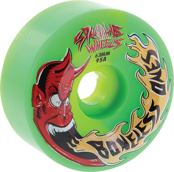 Speedlab - The Boneless Ones 63mm 95a Green - Skateboard Wheels (Set of Four)