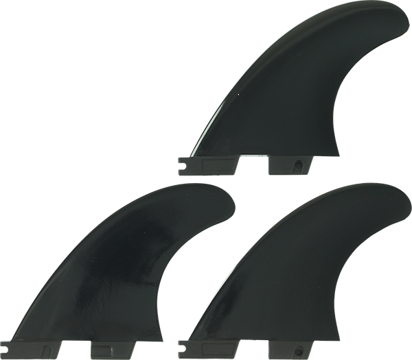 Fin Solutions - Solutions Fcs-2 G-5 Black 3fin Set - Surfboard Fins
