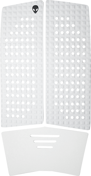 Lunasurf - 3pc Front Traction Whtie - Surfboard Traction