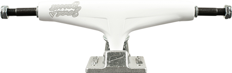 Tensor - Bassett Aluminum Night Shift 5.5 White - Skateboard Trucks (Pair)