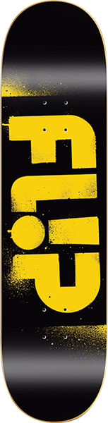 Flip - Odyssey Stencil Deck-8.25 Yellow - Skateboard Deck