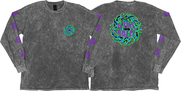 Slime Balls - Balls Logo Ls S-mineral Grey - Longsleeve Tee