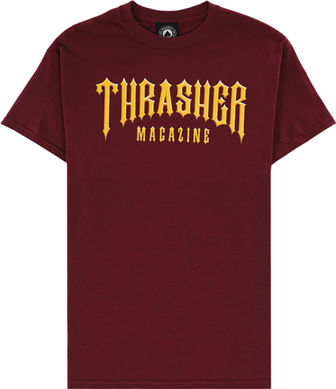 Thrasher - Low Low Logo Ss M-maroon - Shortsleeve TShirt