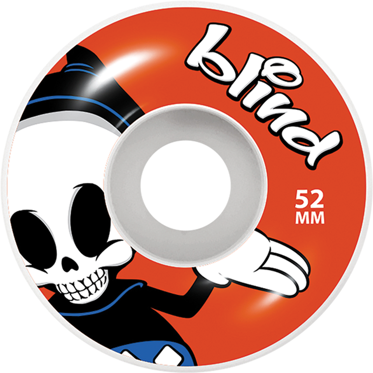 Blind - Reaper Character 52mm Wht/red - Skateboard Wheels (Set Of Four)