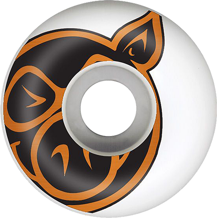 Pig - Prime Pro-line 55mm White/bronze - Skateboard Wheels (Set Of Four)