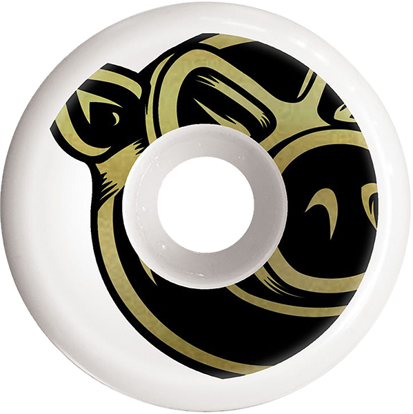 Pig - Prime C-line 58mm White/gold - Skateboard Wheels (Set Of Four)