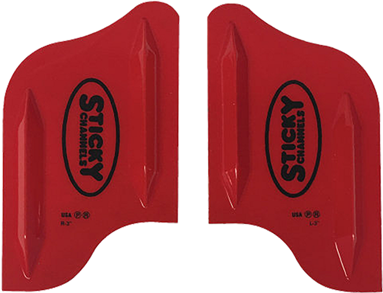 Sticky Channels - Channels Mini 3" Red