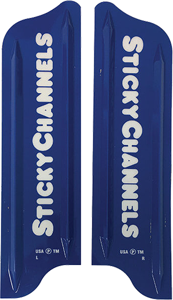 Sticky Channels - Channels 11" Blue