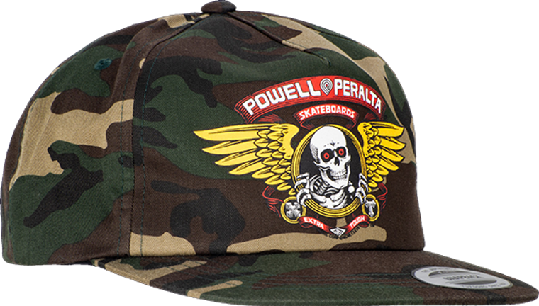 Powell Peralta - Winged Ripper Patch Hat Adj-camo