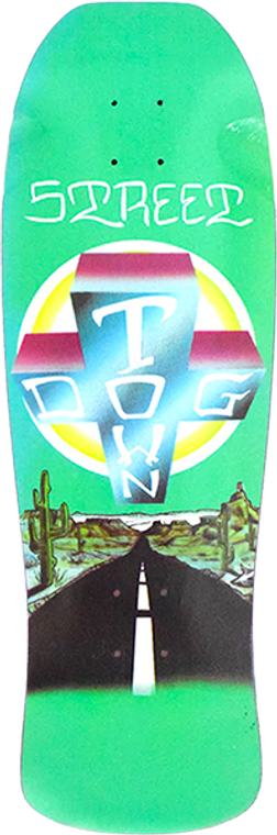 Dogtown - Street Deck-9.62x29.57 Teal - Skateboard Deck