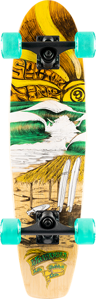 Sector 9 - Bamboo Windansea Complete-7.5x29 Nat Mini - Complete Skateboard