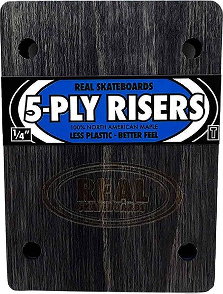 Real - Wooden Risers Set 5ply 1/4" Thunder