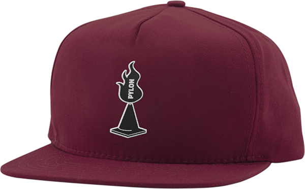 Pylon - Logo Snapback Hat Adj-maroon - Skateboard Hat