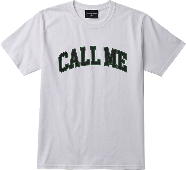 Call Me 917 - Me 917 Call Me Ss M-wht - Skateboard Tshirt