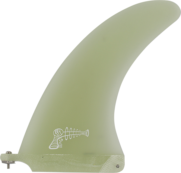 Ray Gun - Gun Fiberglass Center Fin 7.0" Clear - Surfboard Fins
