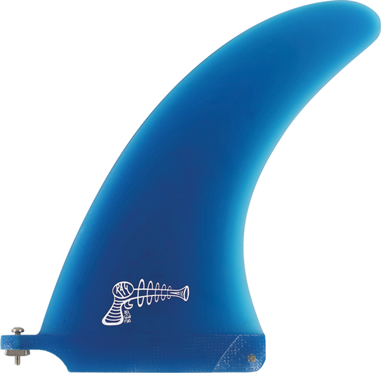 Ray Gun - Gun Fiberglass/volan Center Fin 7.5" Blue - Surfboard Fins