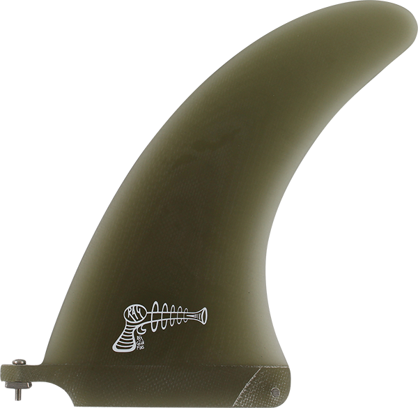 Ray Gun - Gun Fiberglass/volan Center Fin 7.5" Smoke - Surfboard Fins