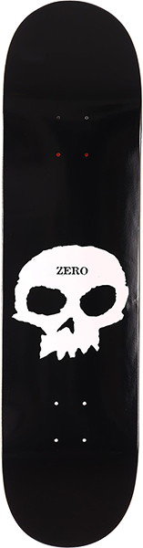 Zero - Single Skull Deck-9.0 Blk/wht - Skateboard Deck