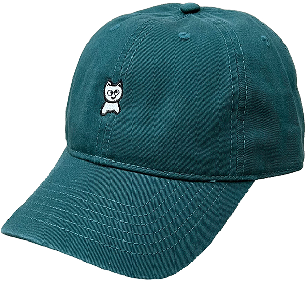 Meow - Unstructured Mini Cat Hat Adj-seafoam - Skateboard Hat