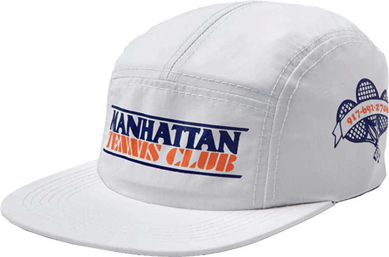 Call Me 917 - Me Manhattan Tennis Club Camp Hat Adj-white - Skateboard Hat