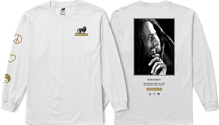 Primitive - Life Forever Ls M-white