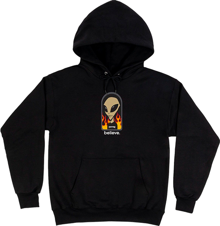 Thrasher - X Aws Believe Hd/swt S-black - Skateboard Sweatshirt