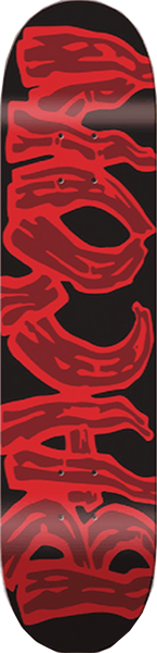 Bacon - Fontcula Deck-8.25 Blk/red - Skateboard Deck