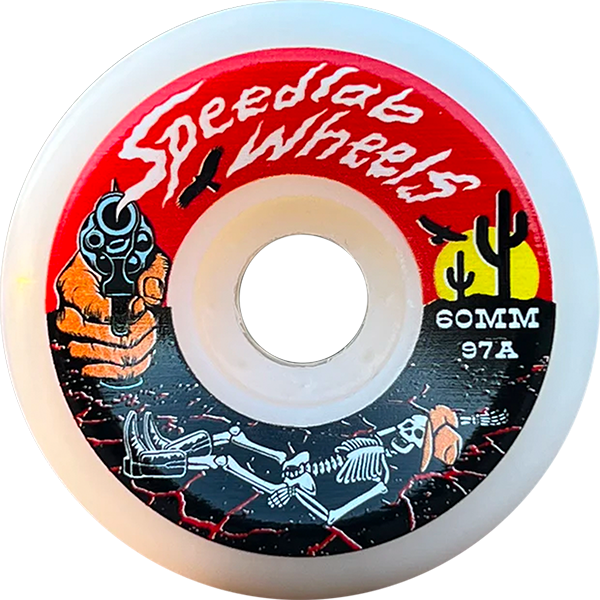 Speedlab - Outlaw 60mm 97a Wht - Skateboard Wheels (Set Of Four)
