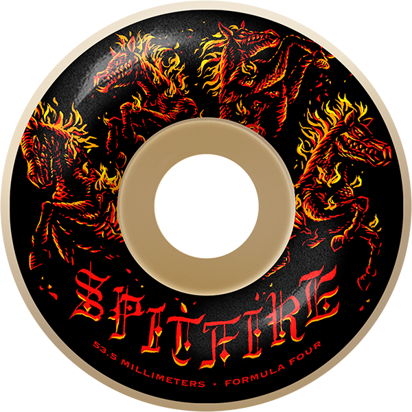 Spitfire - F4 99a Radial Apocalypse 57.5mm Nat - Skateboard Wheels (Set Of Four)