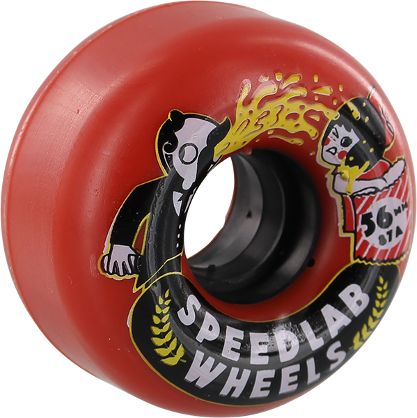 Speedlab - Nastyboh 56mm 87a Red - Skateboard Wheels (Set of Four)