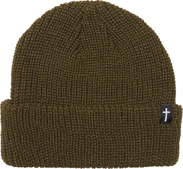 Zero - Jt Signature Cross Beanie Olive - Skateboard Beanie